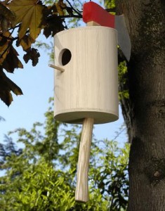 Bird house, deel and axe, lifegoods