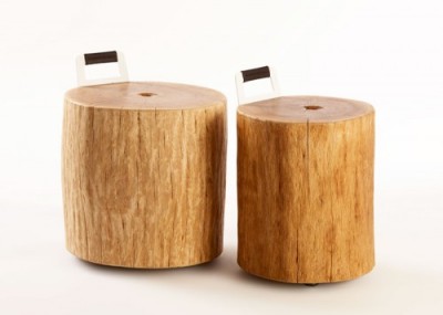 pouf souche design, Hattori Hanzo par woodoo