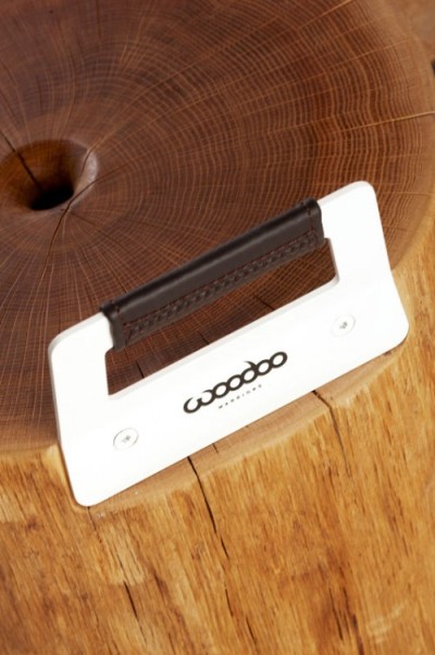 pouf souche design, Hattori Hanzo par woodoo