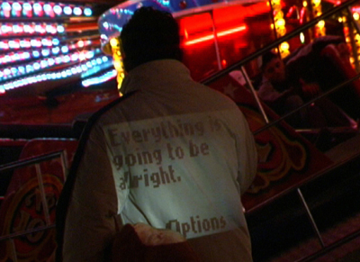 SMS Guerrilla projector