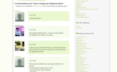 Utilisation de Gravatar sur le Blog Esprit Design