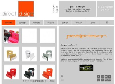 Vente PaoloDesign chez Direct-d-sign en partenariat avec le Blog Esprit Design Vente PaoloDesign chez Direct-d-sign en partenariat avec le Blog Esprit Design