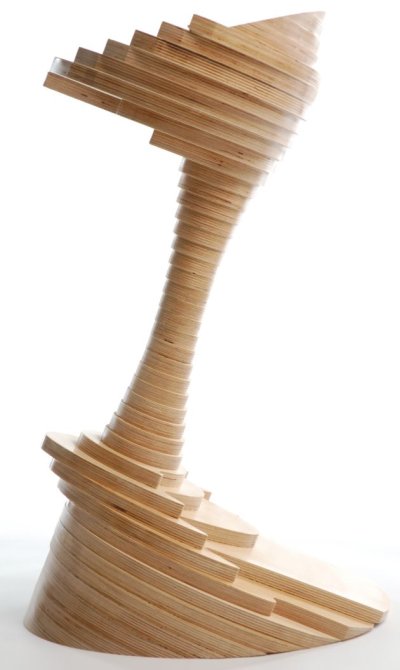 Tabouret puzzle par james douglas