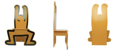 Chaises Keith Haring pour Vilac Chaises Keith Haring pour Vilac