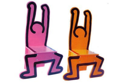 Chaises Keith Haring pour Vilac Chaises Keith Haring pour Vilac