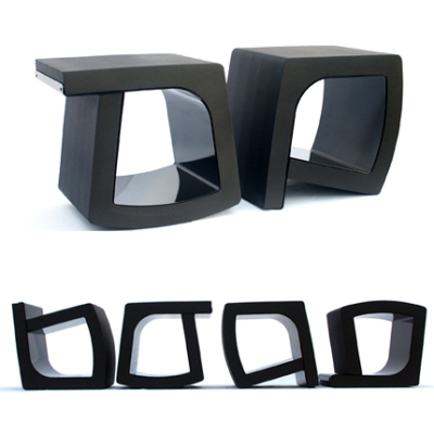 Pouf tumble par Justin Gologorsky