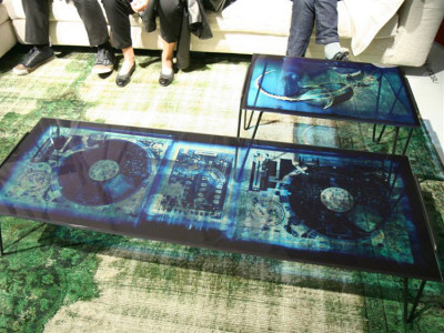 Table basse Xradio Disc par Diesel Creative Team Table basse Xradio Disc par Diesel Creative Team