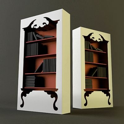Bibliothèque vintage par Jaren Goh