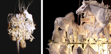 Luminaire trash et chic par Winnie Lui Luminaire trash et chic par Winnie Lui