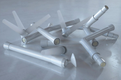 Système lumineux et modulaire Sparks par Daniel Becker