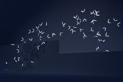 Système lumineux et modulaire Sparks par Daniel Becker