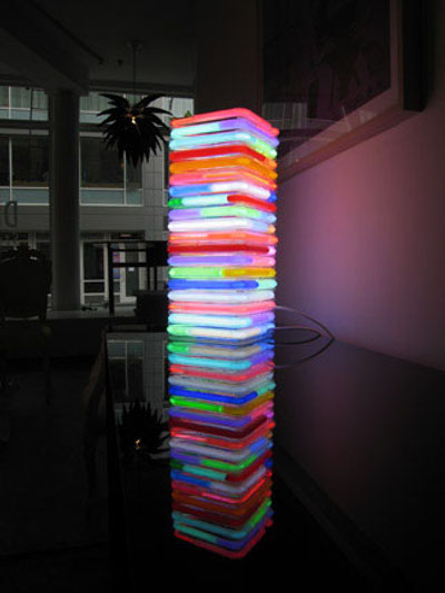 Luminaires à néon par Roger Borg