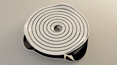 Coffee table hypnotique par Svilen Gamolov