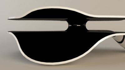 Coffee table hypnotique par Svilen Gamolov