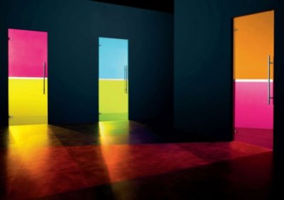 Porte en verre stylisée par Casali