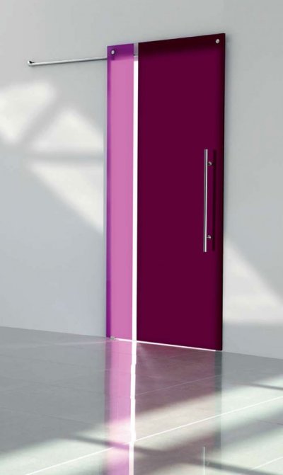 Porte en verre stylisée par Casali