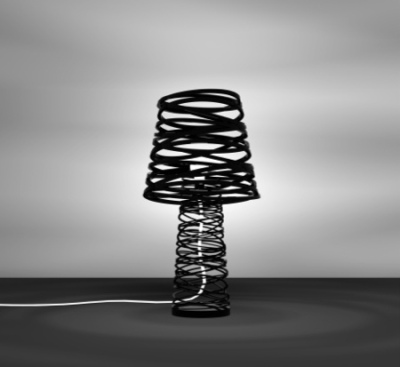 Dima Loginoff, design Russe : lampe curl my light Dima Loginoff, design Russe : lampe curl my light