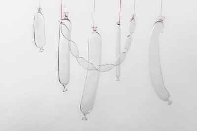 Saucissons de verre par Sam Baron, blog-espritdesign.com