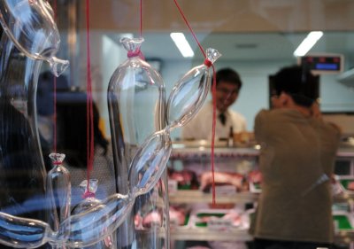 Saucissons de verre par Sam Baron, blog-espritdesign.com