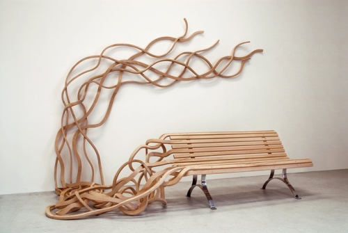 Banc pour grand jardin par Pablo Reinoso