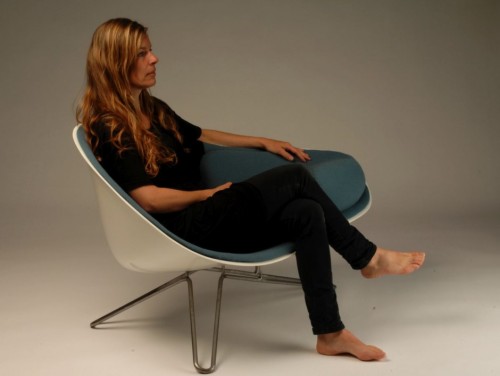 Fauteuil Mussel par Hanne Kortegaard