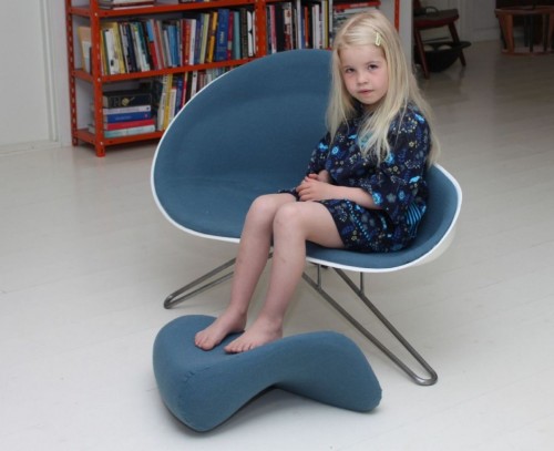Fauteuil Mussel par Hanne Kortegaard