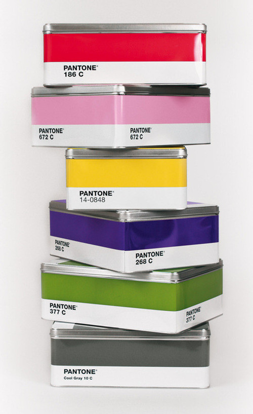 Boite en métal look Pantone Boite en métal look Pantone