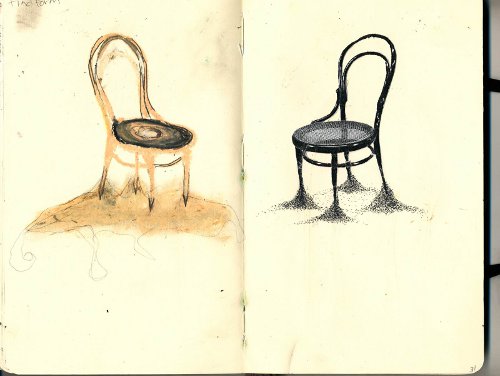 Chaise en décomposition par Astrid Bucio Chaise en décomposition par Astrid Bucio