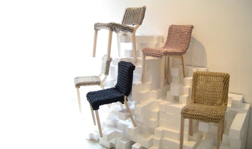 Paris Design Week 2011, chaise tricotée Granny Chair