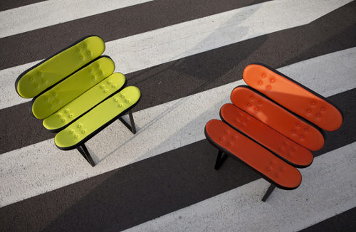 Mobilier de rue par Skate Home Mobilier de rue par Skate Home