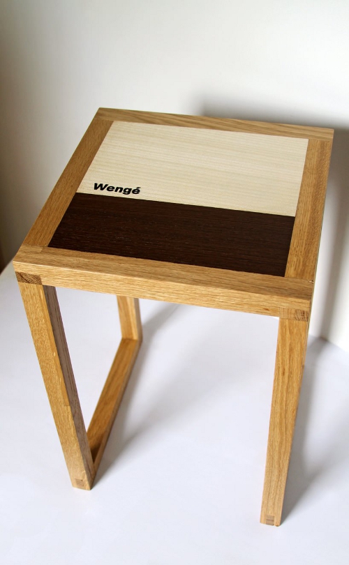 Tabouret Xylothèque par Mathias Astúa Tabouret Xylothèque par Mathias Astúa
