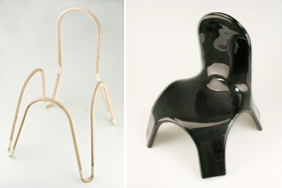 Chaise peau et os par le Studio Maezm Chaise peau et os par le Studio Maezm