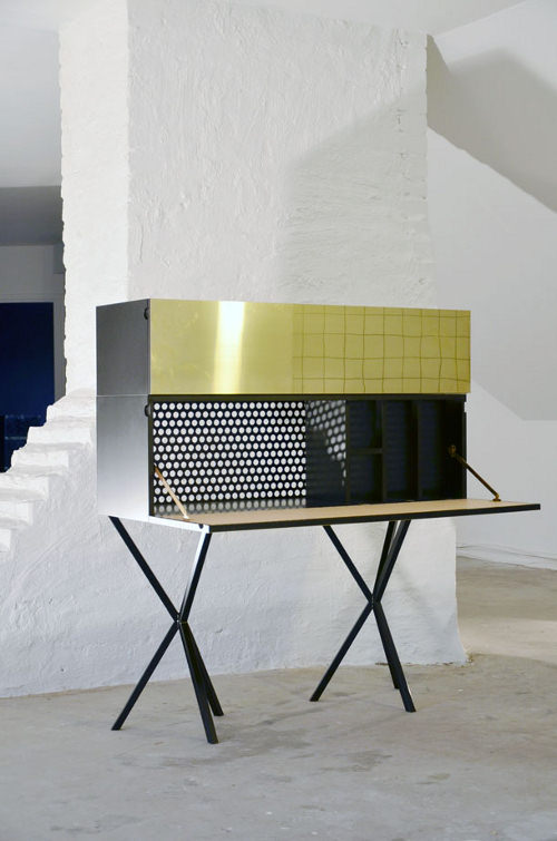 Bureau de travail et stockage par Per Söderberg