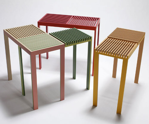 Projet étudiant Table Stack Slit par Hatsumi Hirano Projet étudiant Table Stack Slit par Hatsumi Hirano