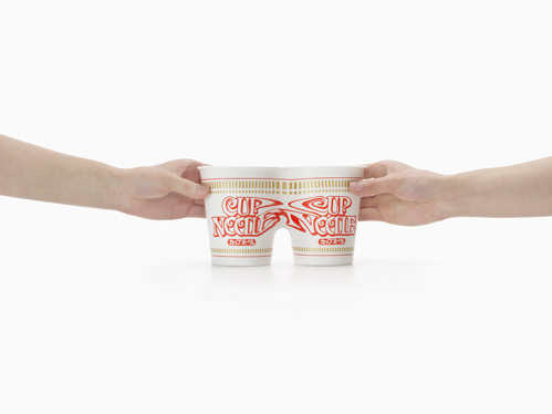 Cupnoodle verres ordinaires ou extraordinaires par Nendo