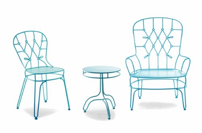 TRADITION ET FIL DE FER, MOBILIER OUTDOOR PAR ALESSANDRA BALDERESCHI