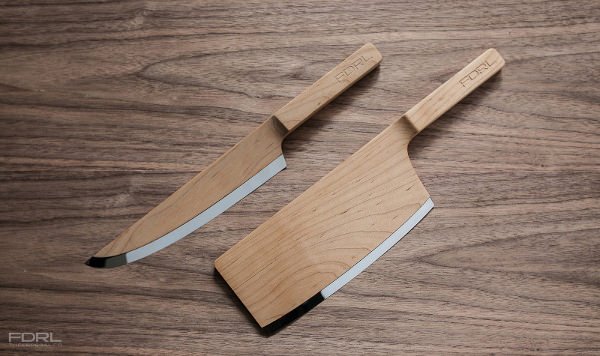 Maple Set les couteaux de bois par The Federal