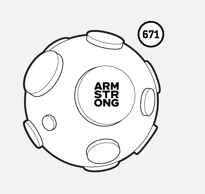 Armstrong ovni lumineux par Constantin Bolimond et Maxim Ali