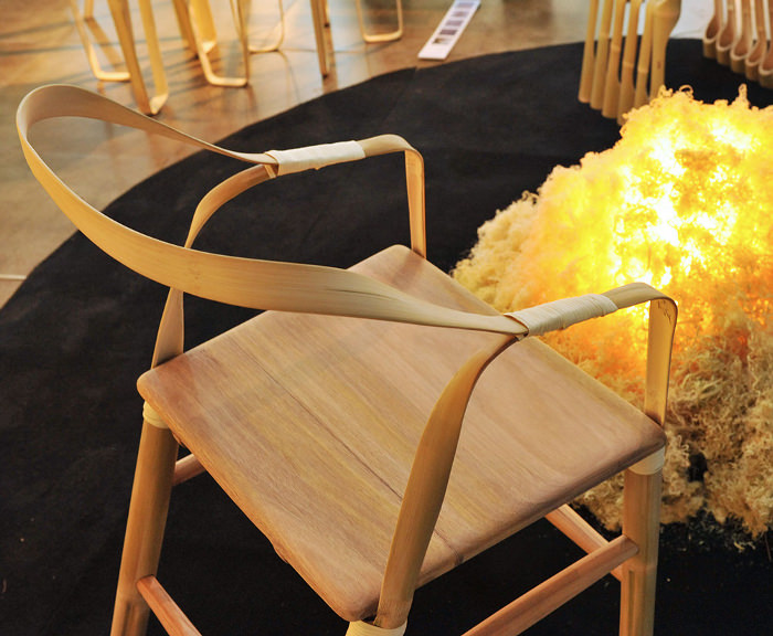 Artisanat traditionnel chinois la Bamboo chair par Xiaotong WANG