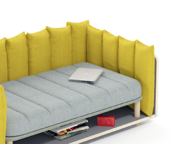 Cinto le sofa modulable par Davide Anzalone