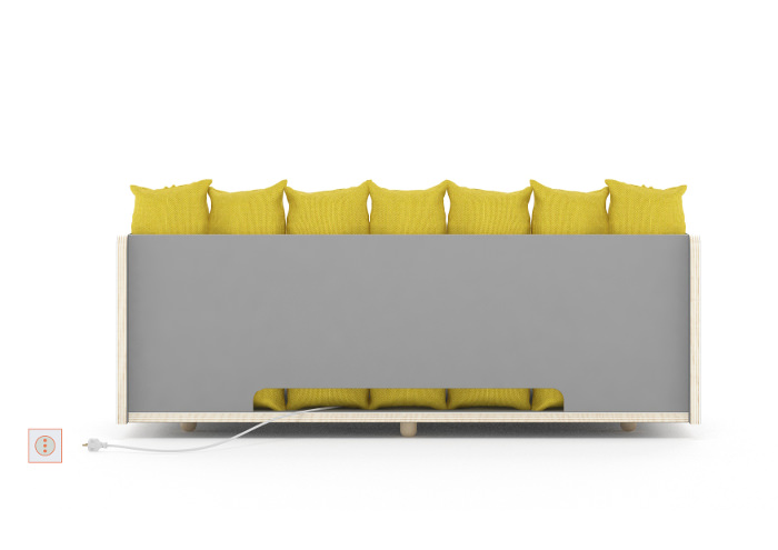 Cinto le sofa modulable par Davide Anzalone